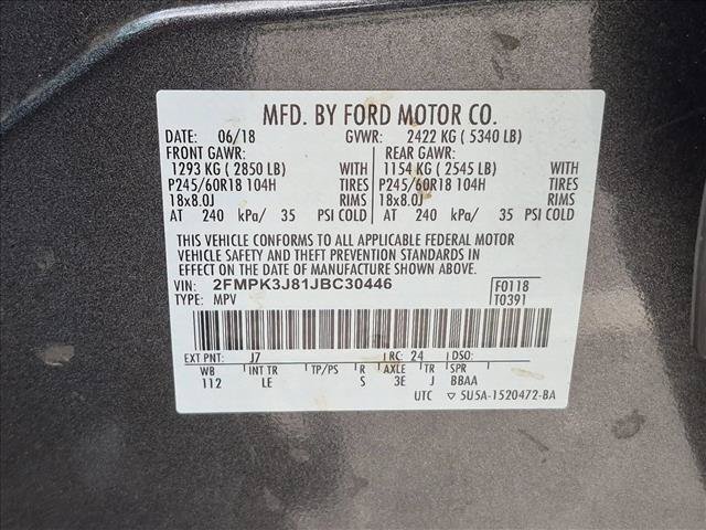 Used 2018 Ford Edge SEL w/ Equipment Group 201A FWD image 14