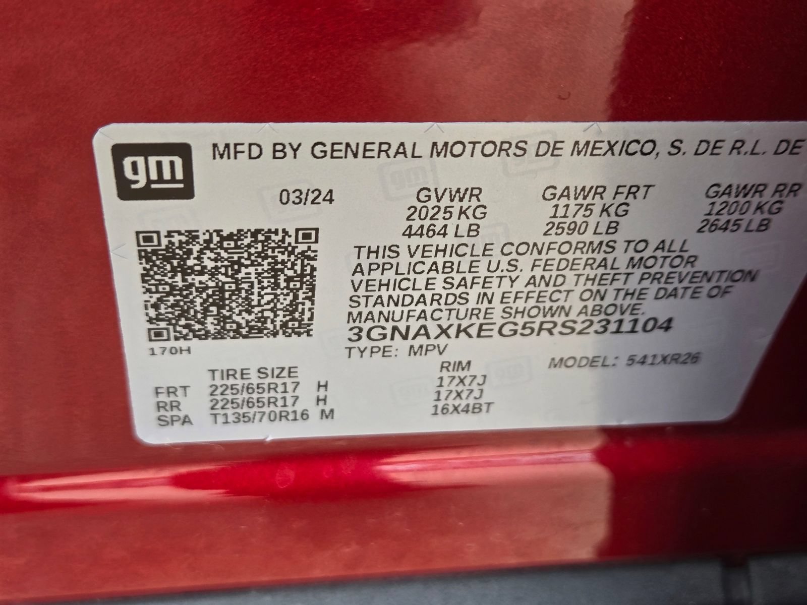 Used 2024 Chevrolet Equinox LT w/ LPO, Floor Liner Package FWD image 31