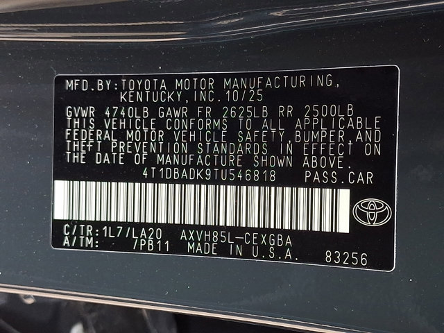 Used 2026 Toyota Camry XLE w/ Premium Package image 28