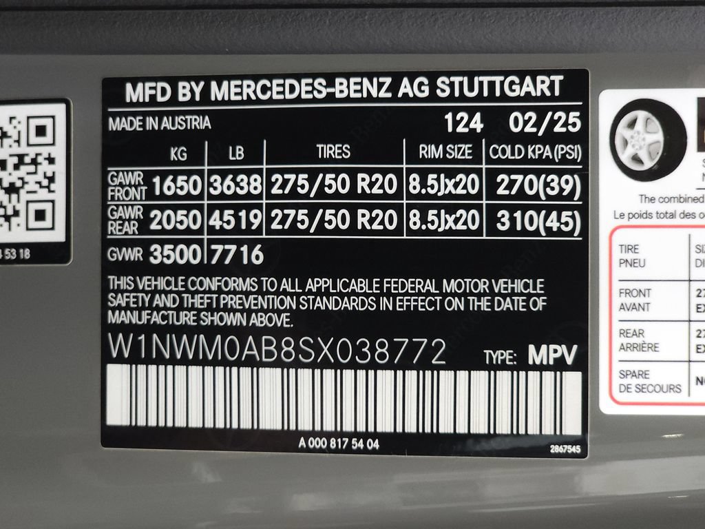 Used 2025 Mercedes-Benz G 580 w/ EQ Technology image 37