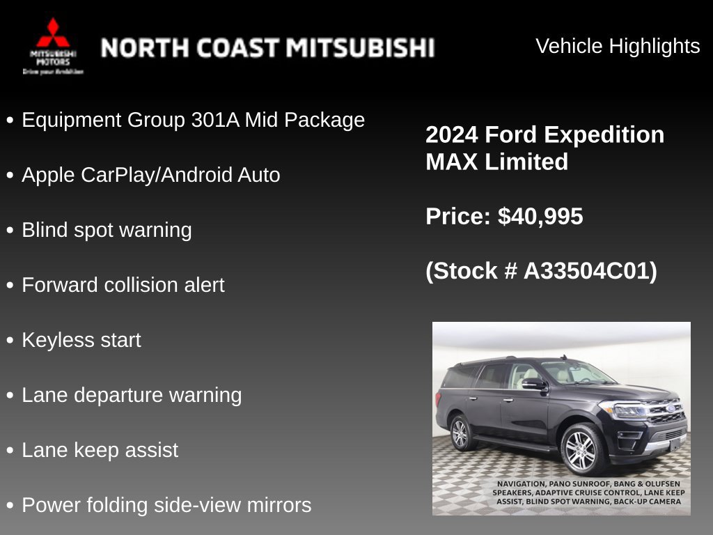 Used 2024 Ford Expedition Max Limited AWD/4WD image 2