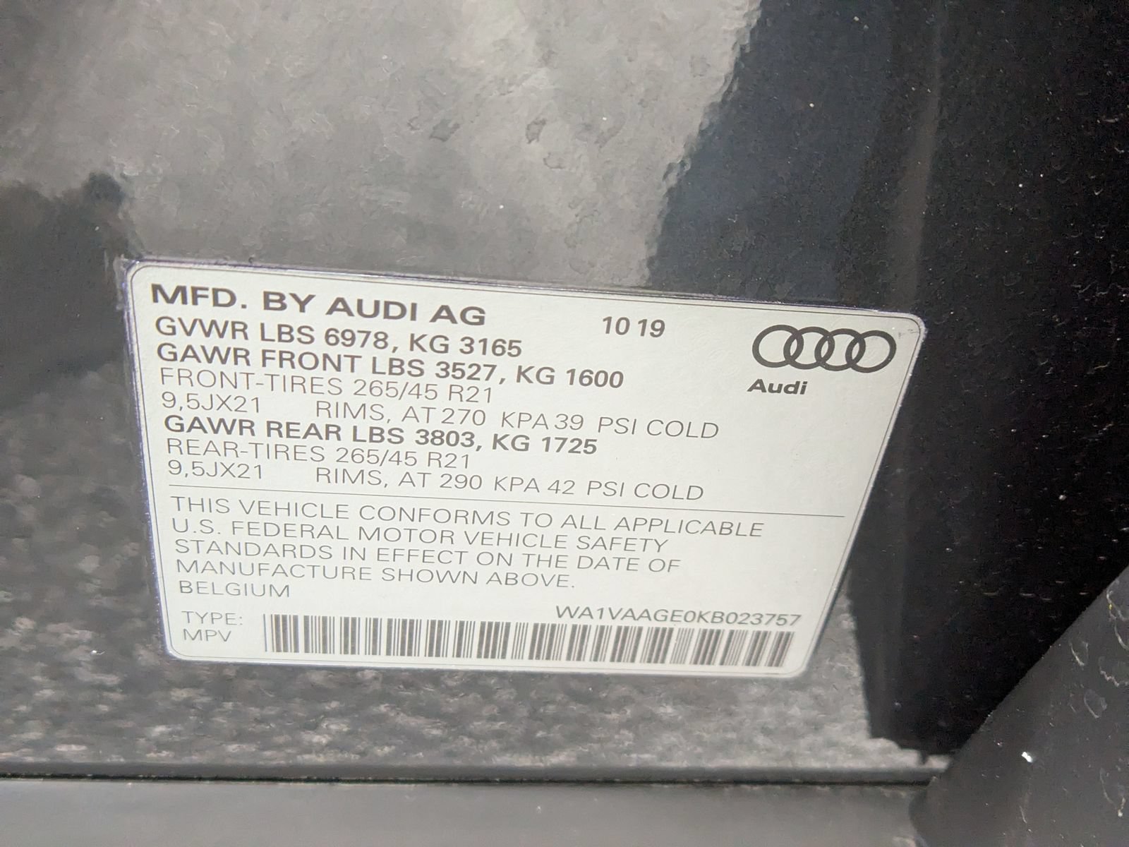 Used 2019 Audi e-tron Prestige w/ Prestige Package AWD/4WD image 19