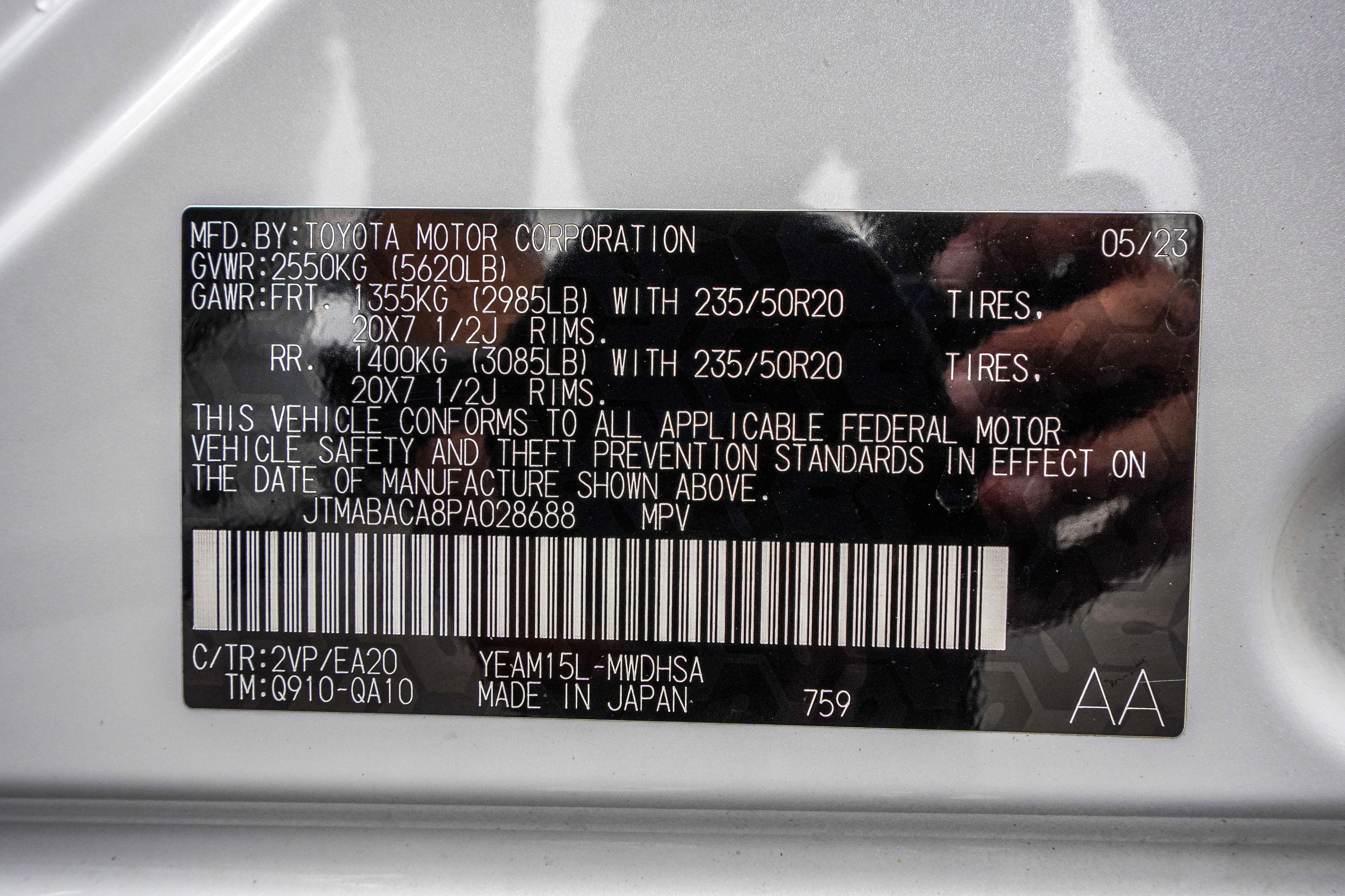 Used 2023 Toyota bZ4X Limited image 51