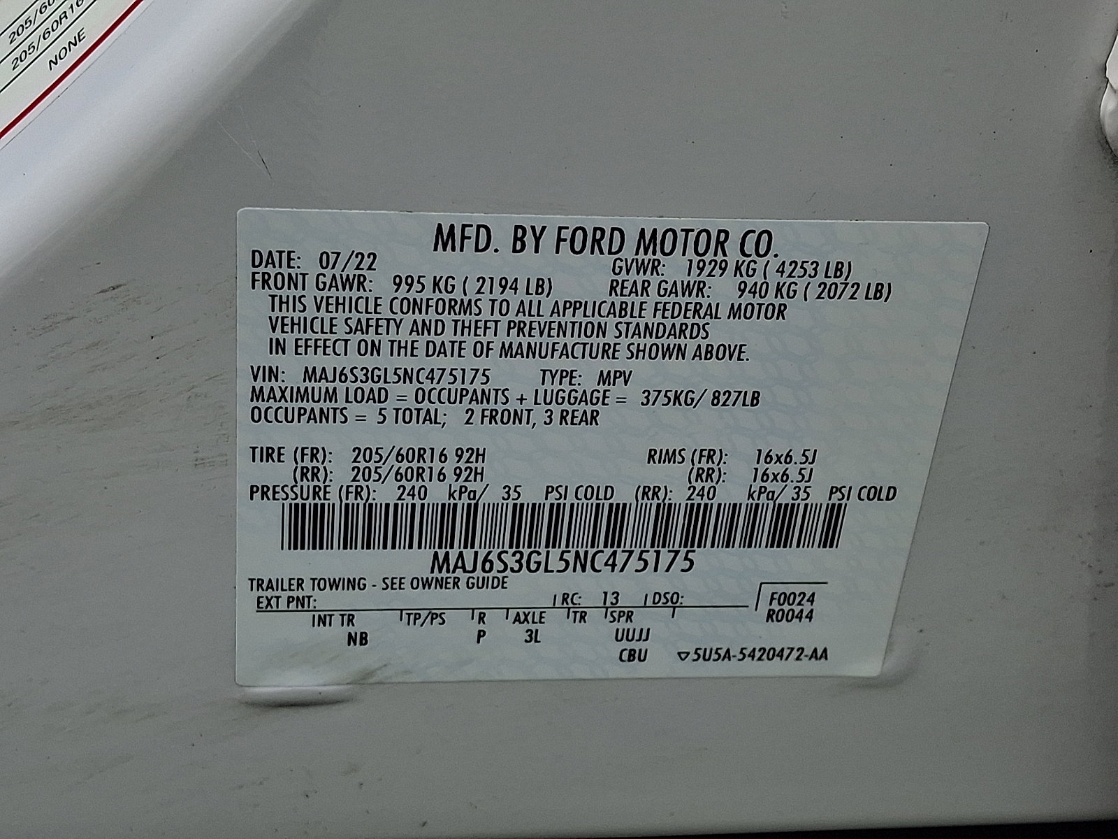 Certified 2022 Ford EcoSport SE image 27