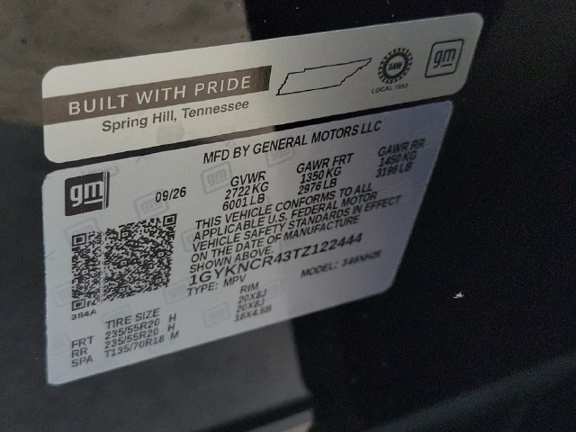 New 2026 Cadillac XT5 Premium Luxury w/ Driver Assist Package FWD image 14