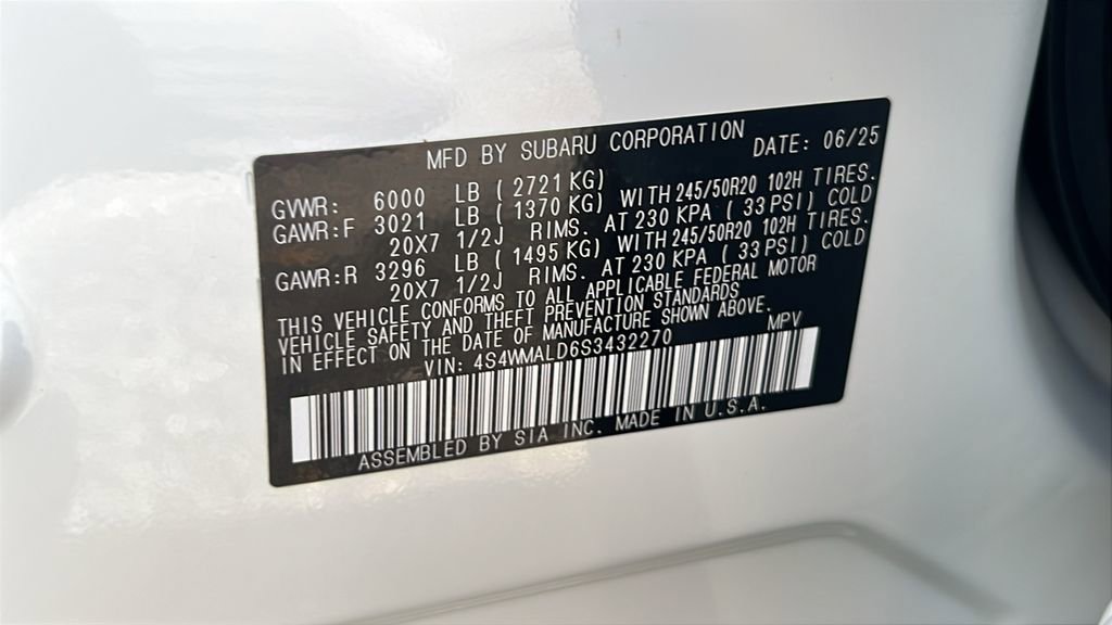 Certified 2025 Subaru Ascent Limited image 34