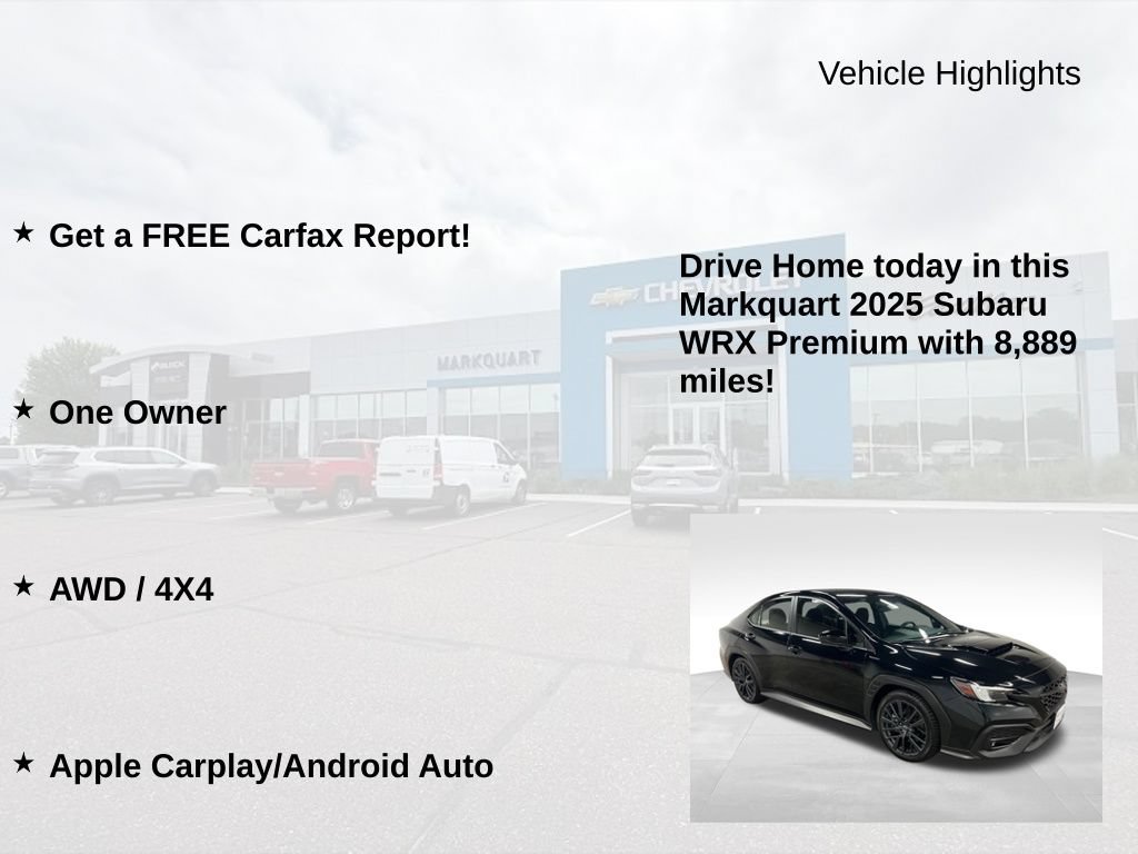 Used 2025 Subaru WRX Premium AWD/4WD image 9