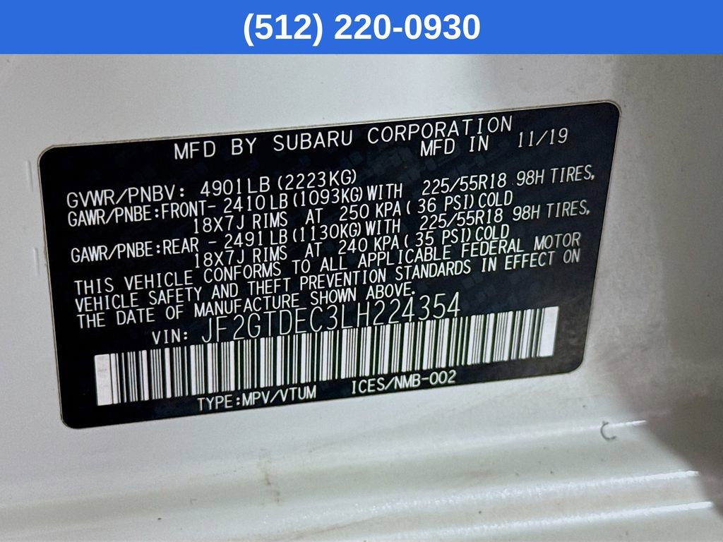 Used 2020 Subaru Crosstrek Hybrid w/ Popular Package #3 image 41