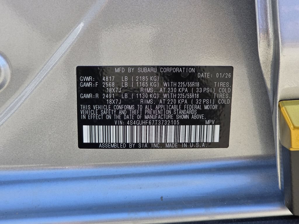 New 2026 Subaru Crosstrek 2.5i Sport AWD/4WD image 31