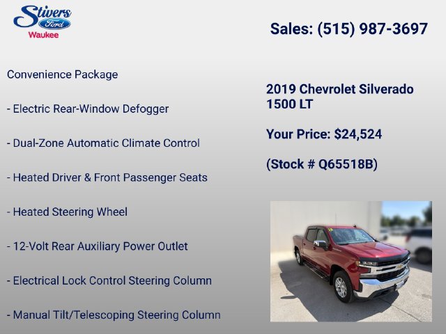 Used 2019 Chevrolet Silverado 1500 LT w/ All-Star Edition AWD/4WD image 34