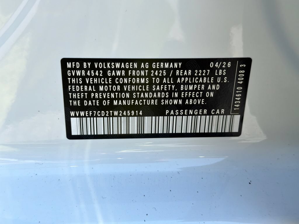New 2026 Volkswagen Golf w/ Euro Style Package AWD/4WD image 31
