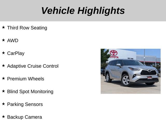 Used 2024 Toyota Highlander LE AWD/4WD image 5