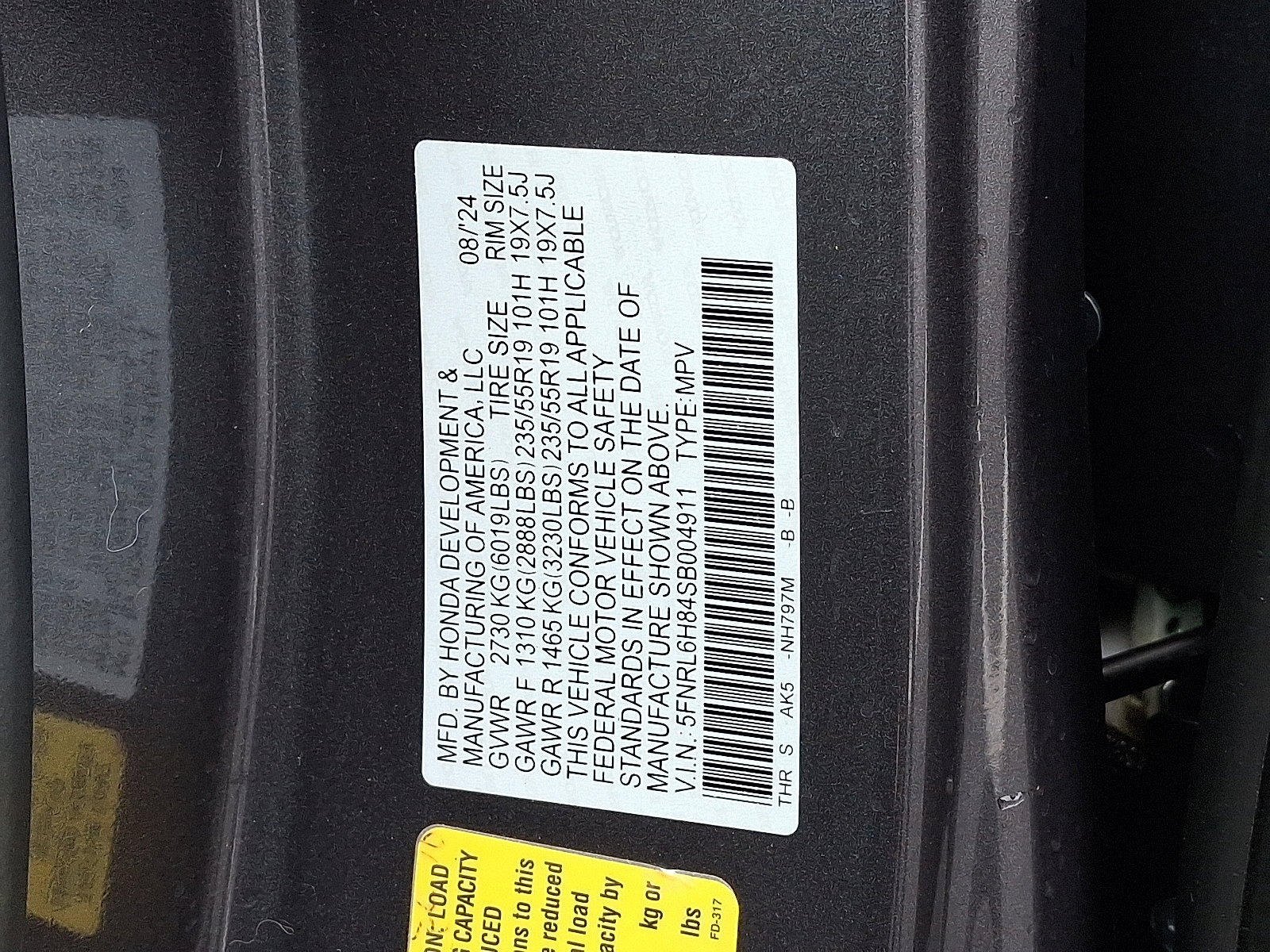 Certified 2025 Honda Odyssey Touring image 20