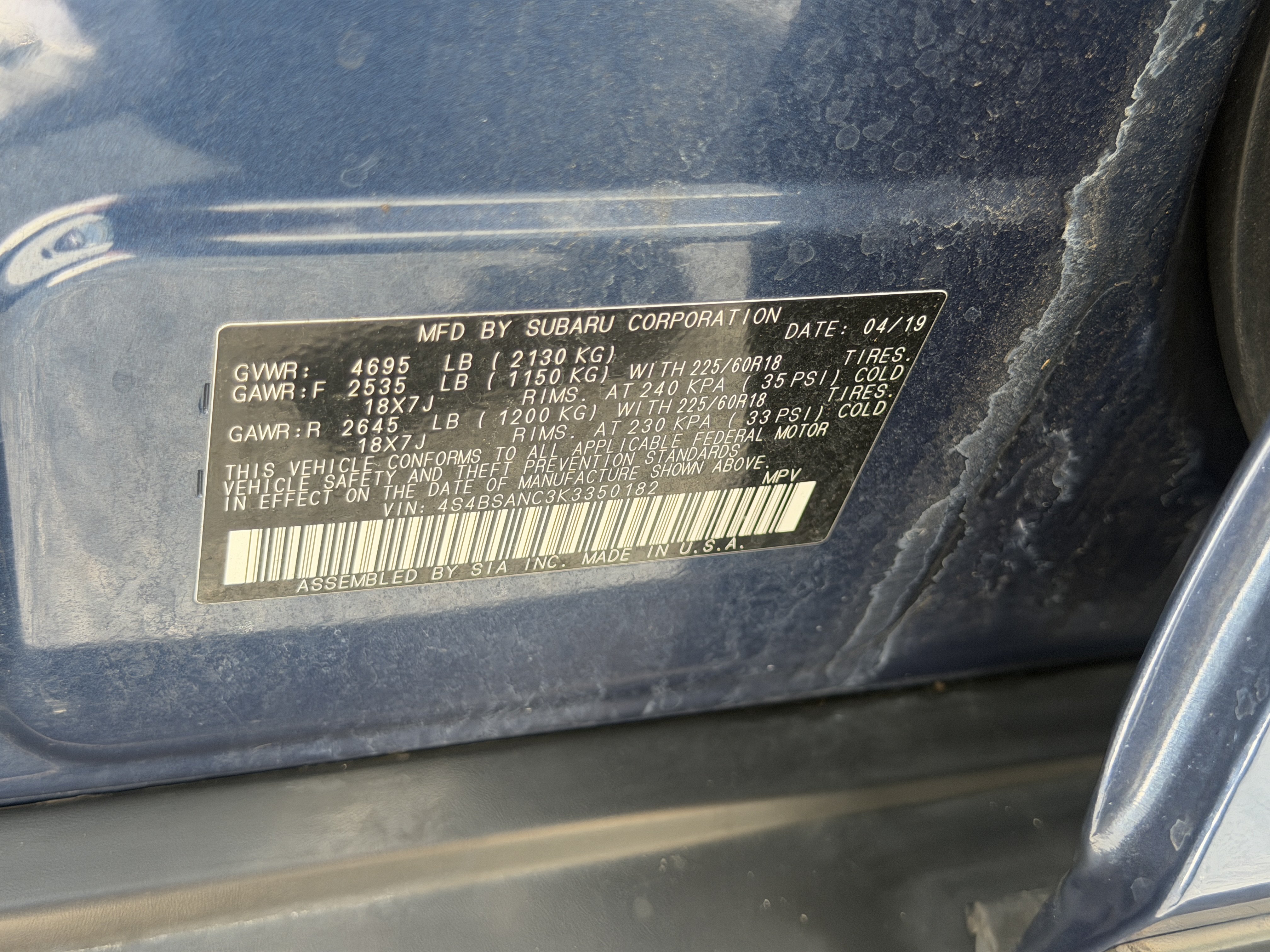Used 2019 Subaru Outback 2.5i Limited AWD/4WD image 32