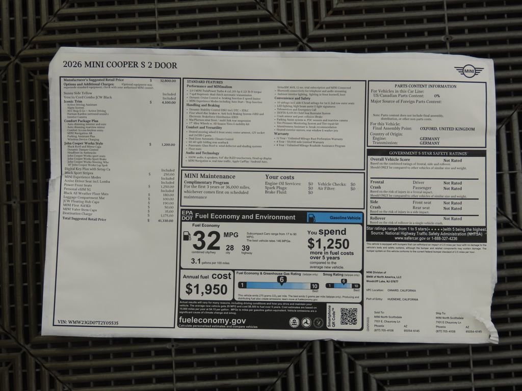New 2026 MINI Cooper S image 9