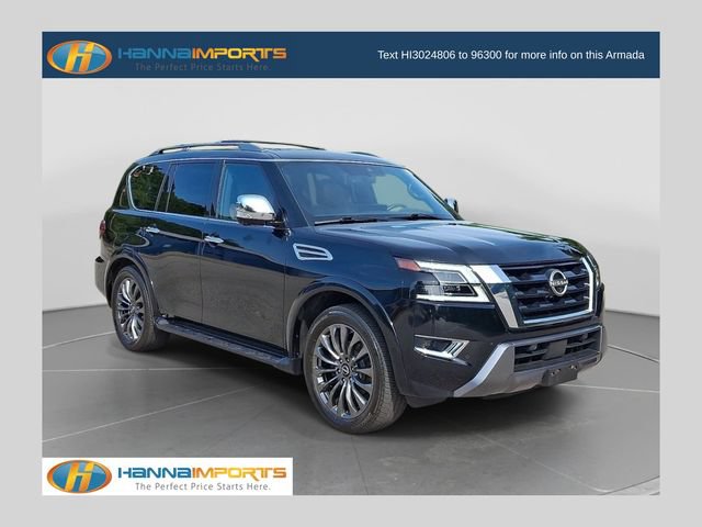 Used 2023 Nissan Armada Platinum w/ Captain's Chairs Package