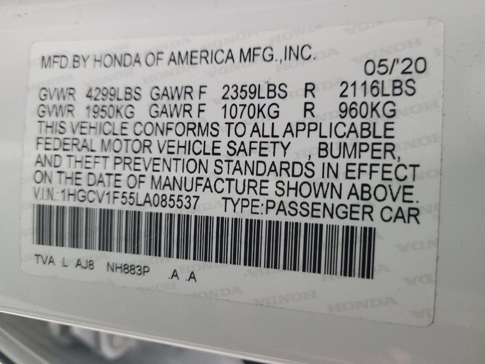 Used 2020 Honda Accord EX-L image 33