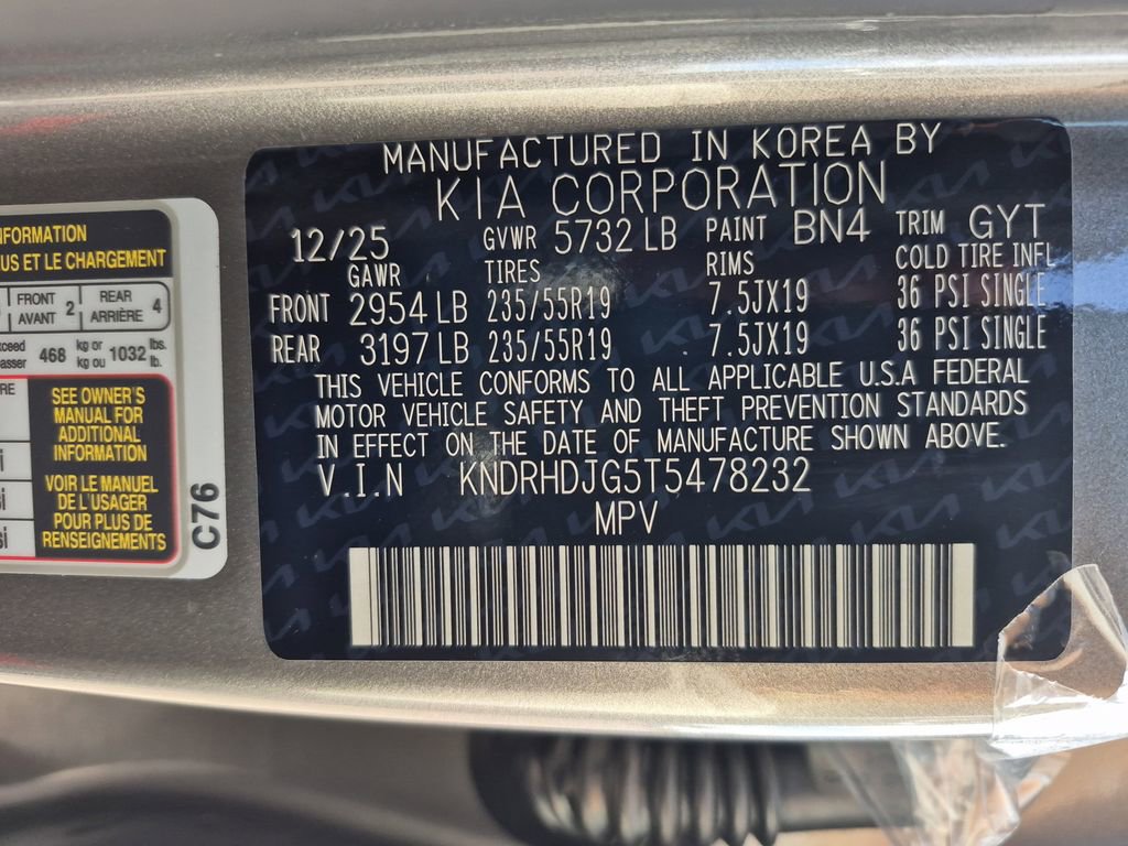 New 2026 Kia Sorento EX image 25