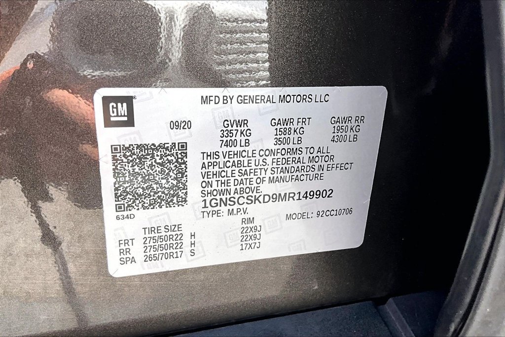 Used 2021 Chevrolet Tahoe Premier RWD image 18