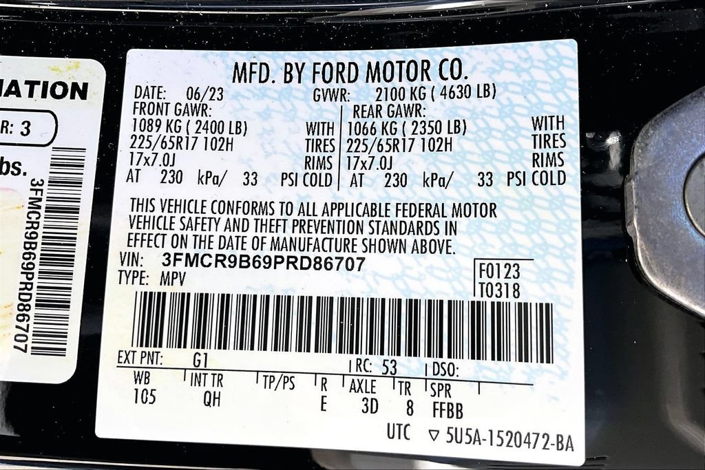 Used 2023 Ford Bronco Sport Big Bend w/ Convenience Package AWD/4WD image 29