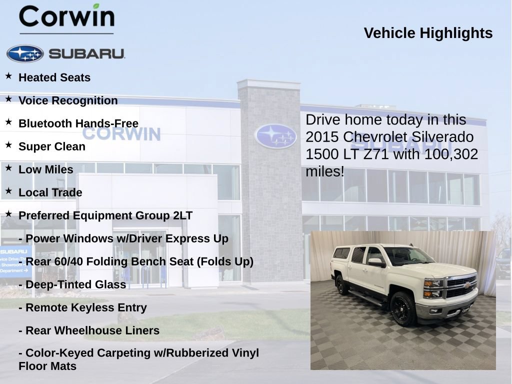 Used 2015 Chevrolet Silverado 1500 LT w/ All Star Edition AWD/4WD image 6
