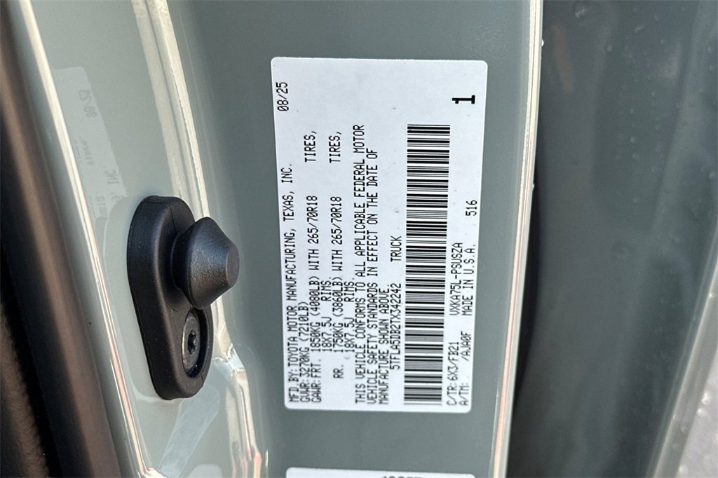 New 2026 Toyota Tundra SR5 image 26