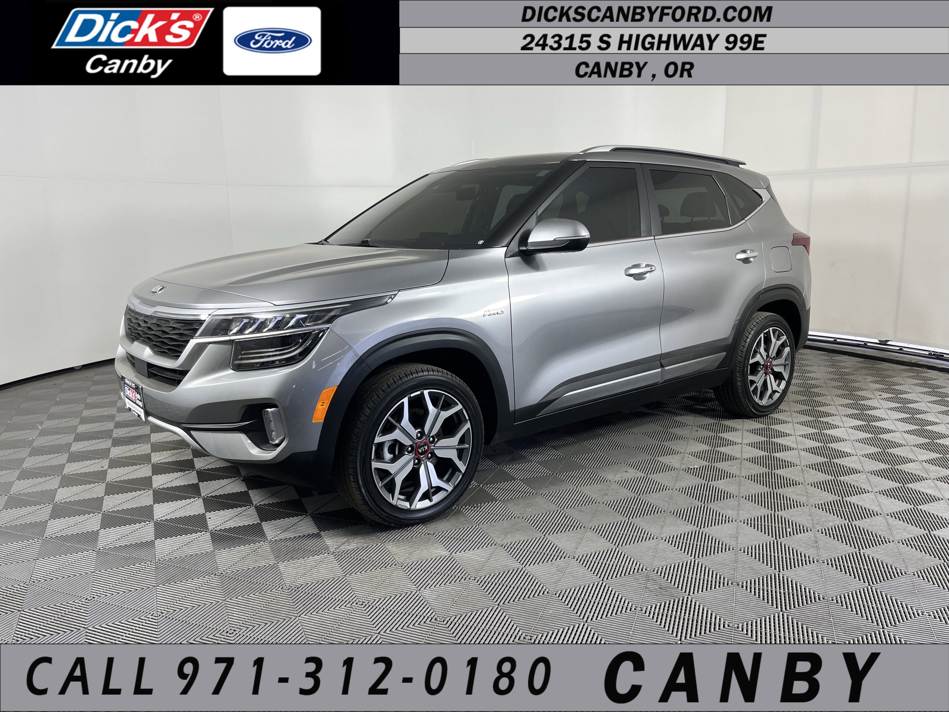 Used 2021 Kia Seltos SX w/ SX Sunroof Package AWD/4WD 360° Tour