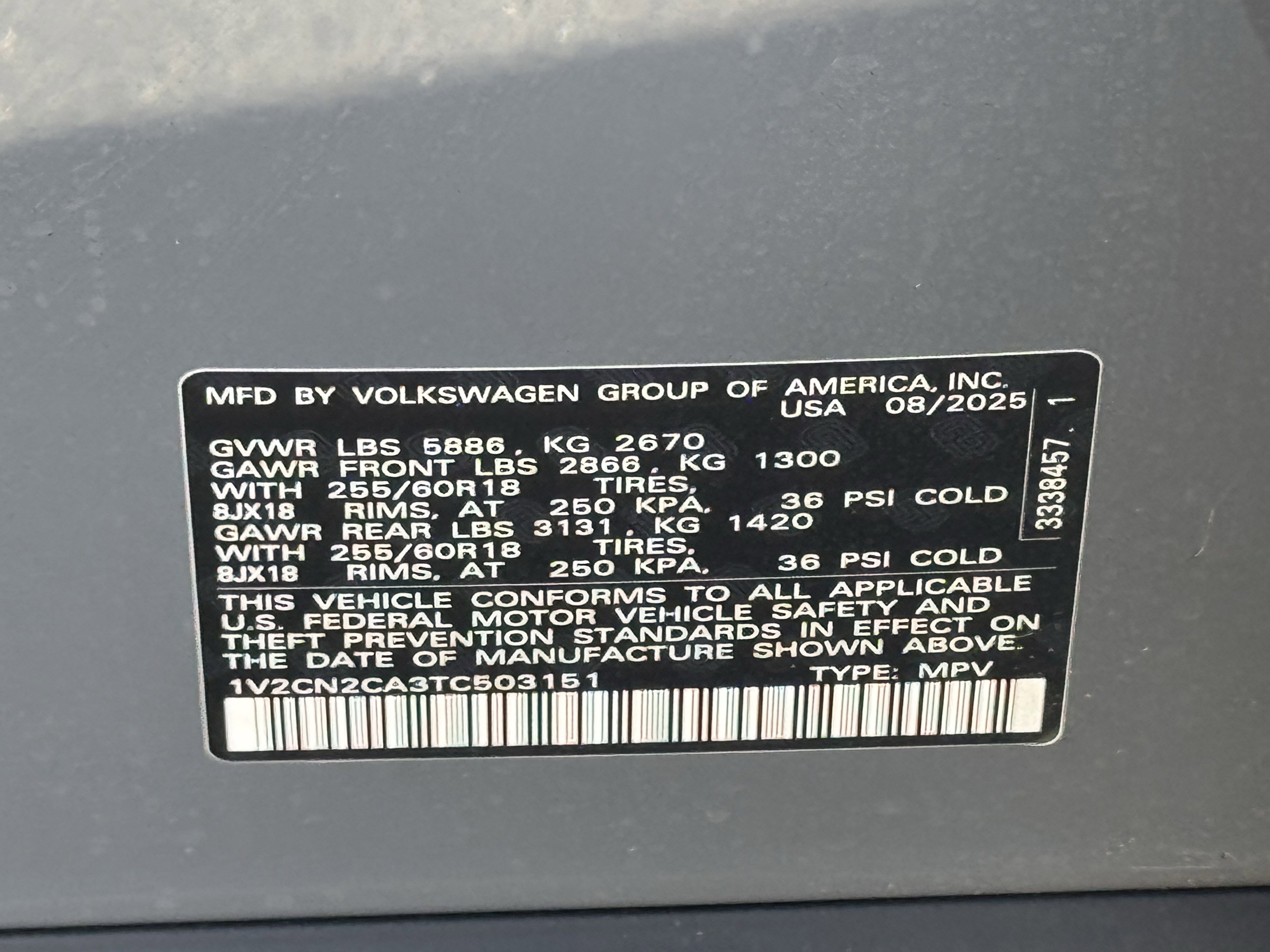 Used 2026 Volkswagen Atlas Peak Edition image 42