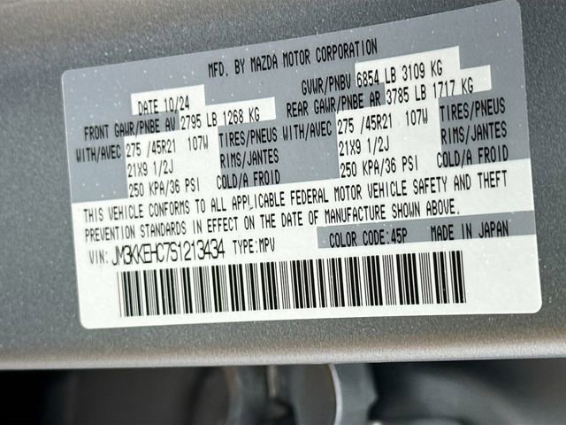 Certified 2025 MAZDA CX-90 3.3 Turbo S w/ Premium Plus image 38