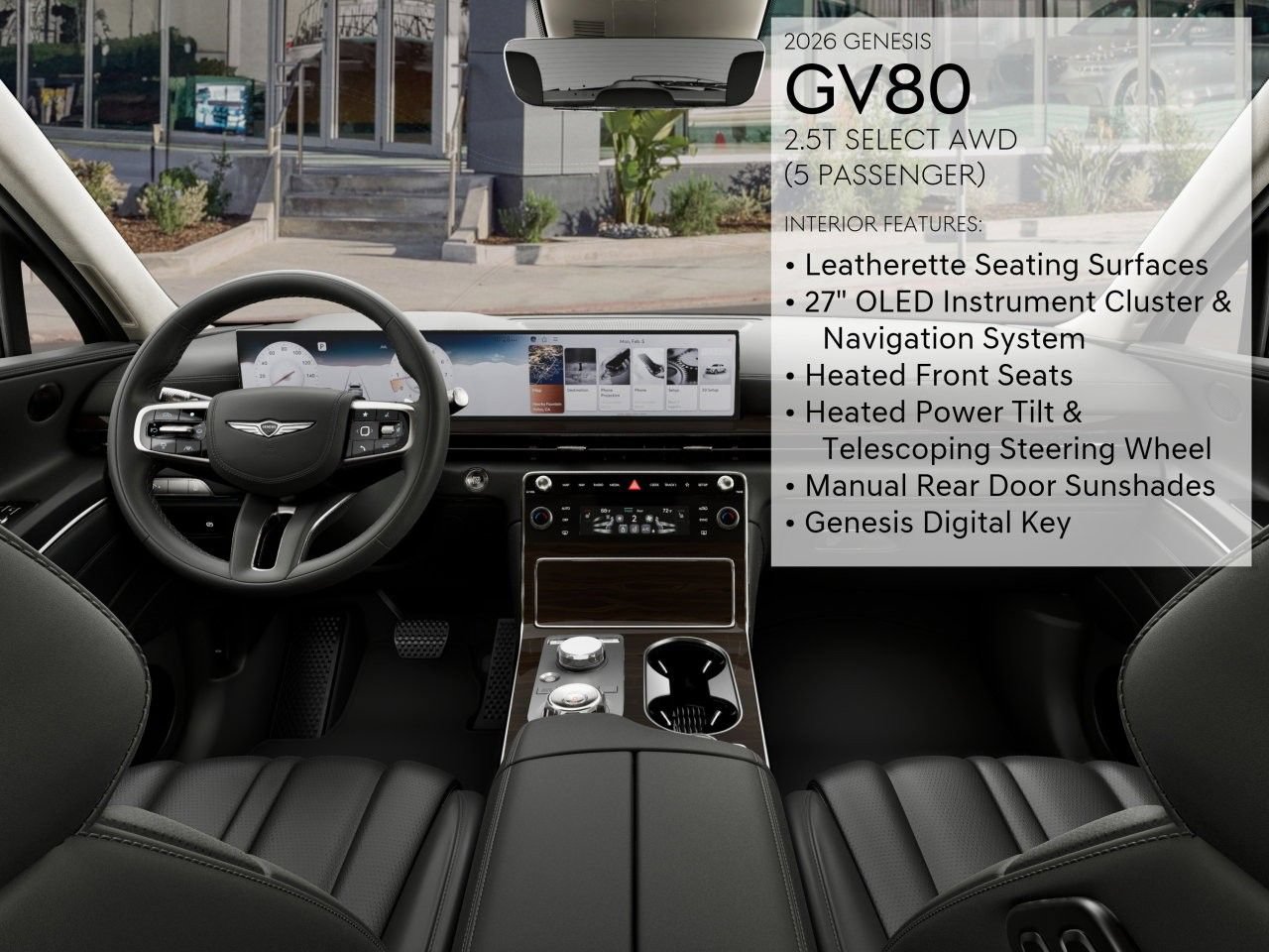 New 2026 Genesis GV80 2.5T Select AWD/4WD image 46