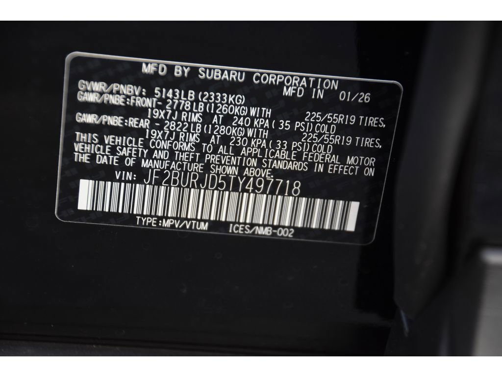 New 2026 Subaru Outback Touring XT AWD/4WD image 26