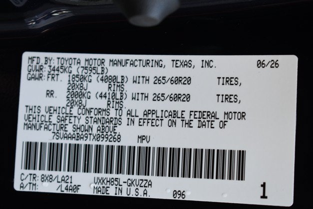 New 2026 Toyota Sequoia Platinum AWD/4WD image 18