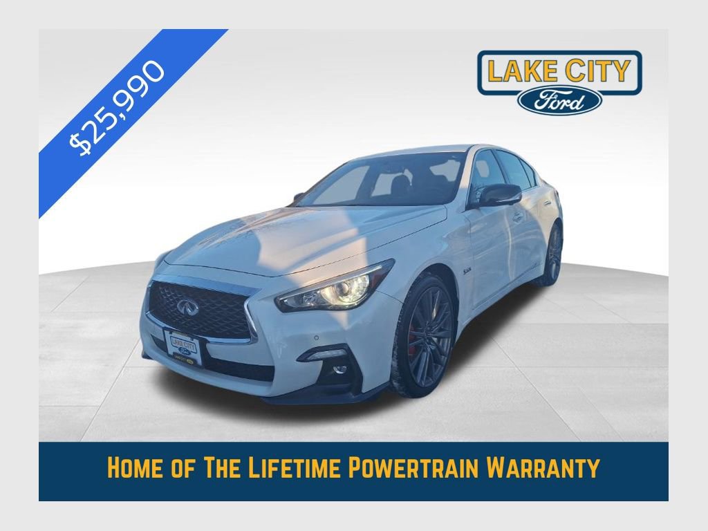 Used 2018 INFINITI Q50 Red Sport 400 w/ Sensory Package (Sport) image 1