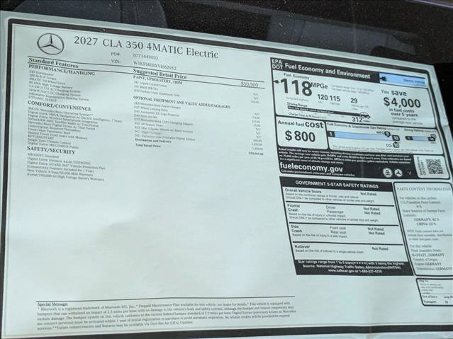 New 2027 Mercedes-Benz CLA 350 image 19