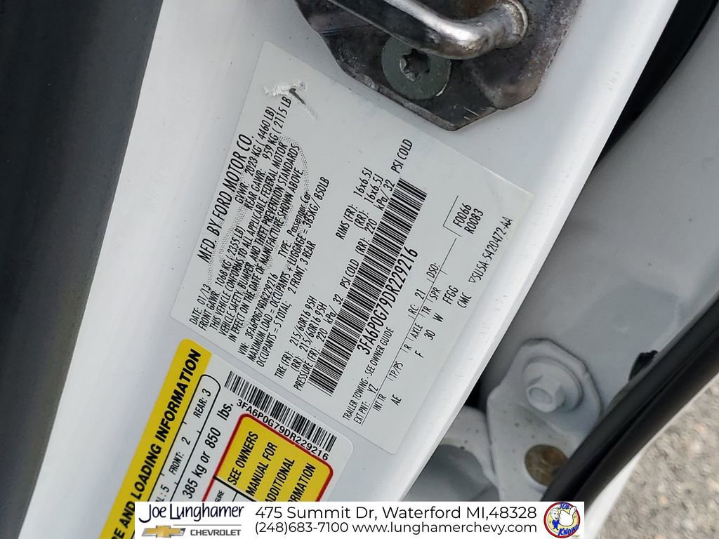 Used 2013 Ford Fusion S image 31