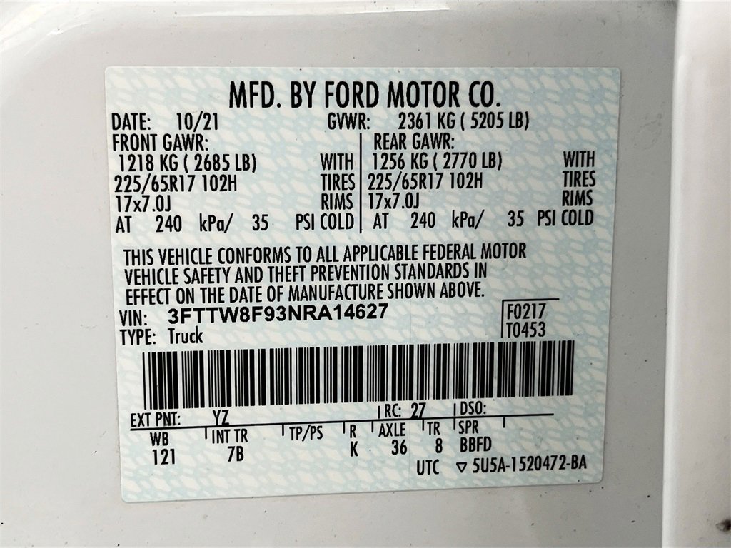 Used 2022 Ford Maverick XLT w/ Equipment Group 300A Standard image 29