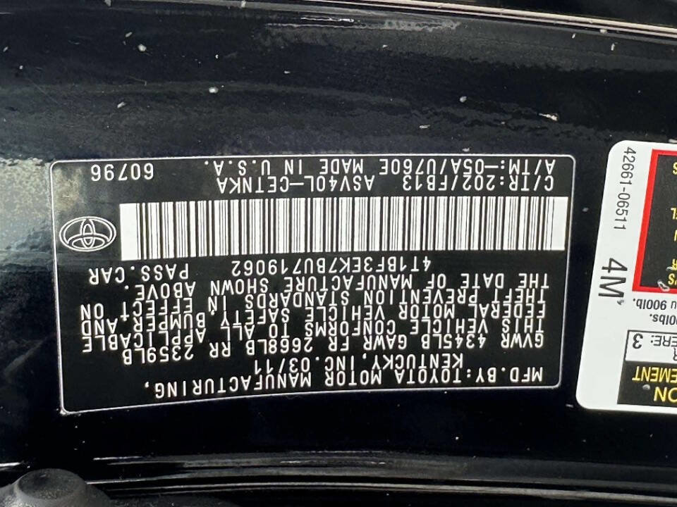 Used 2011 Toyota Camry LE w/ LE Extra-Value Pkg image 21