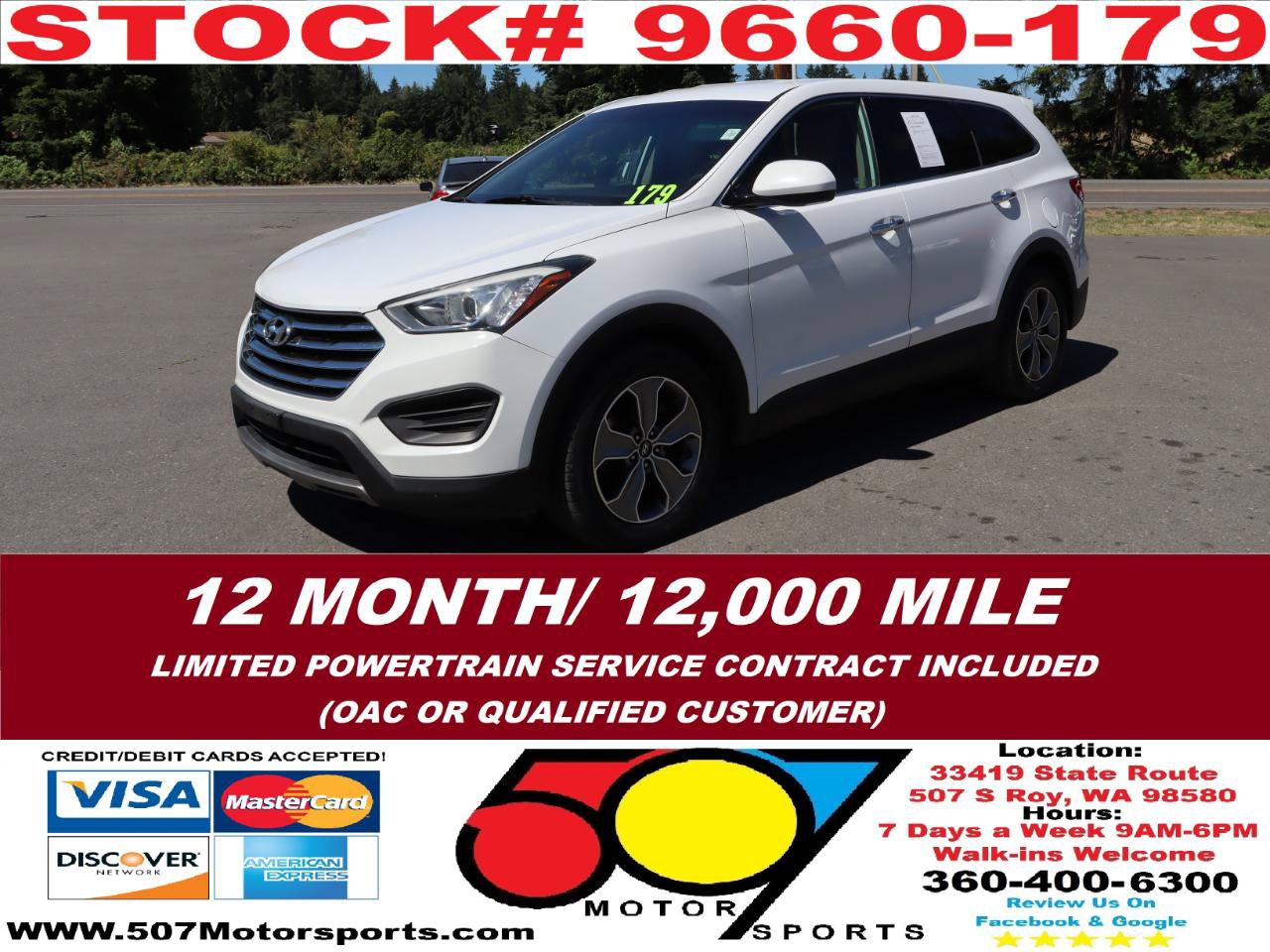 Used 2013 Hyundai Santa Fe GLS AWD/4WD image 2
