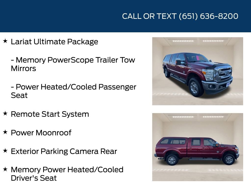 Used 2015 Ford F350 Lariat w/ Lariat Ultimate Package image 15