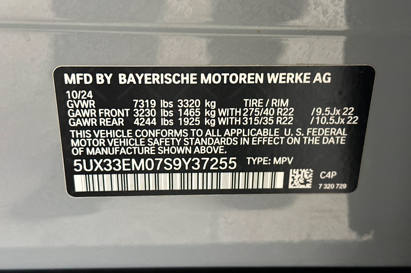 Certified 2025 BMW X7 M60i AWD/4WD image 21