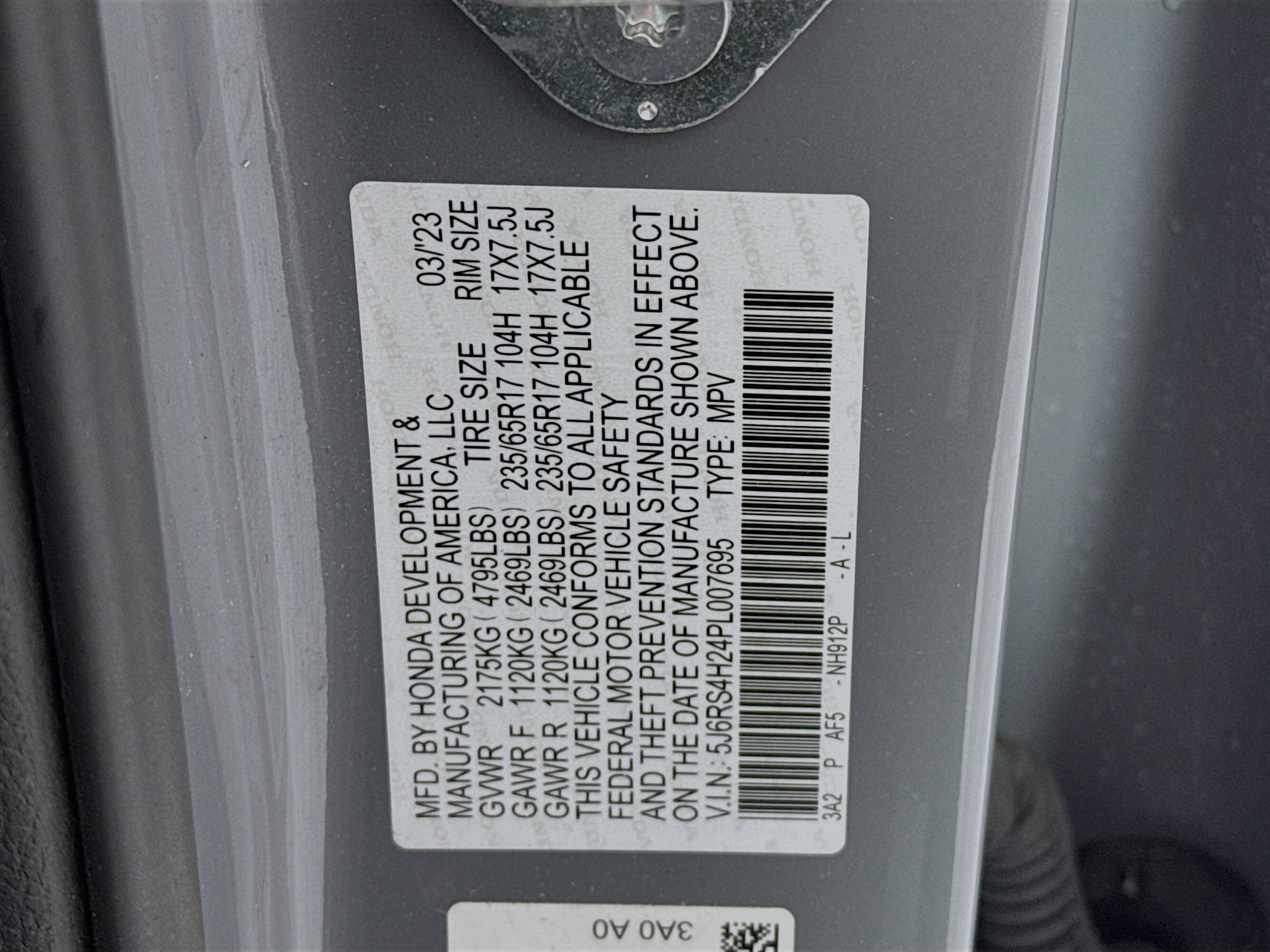 Certified 2023 Honda CR-V LX image 30