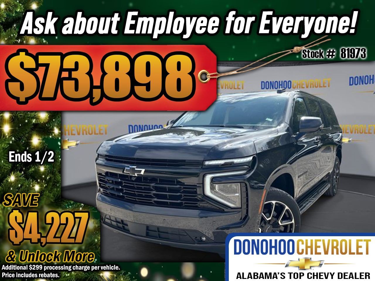 New 2026 Chevrolet Suburban RST w/ Comfort Package