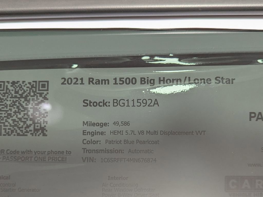 Used 2021 RAM 1500 Big Horn image 30