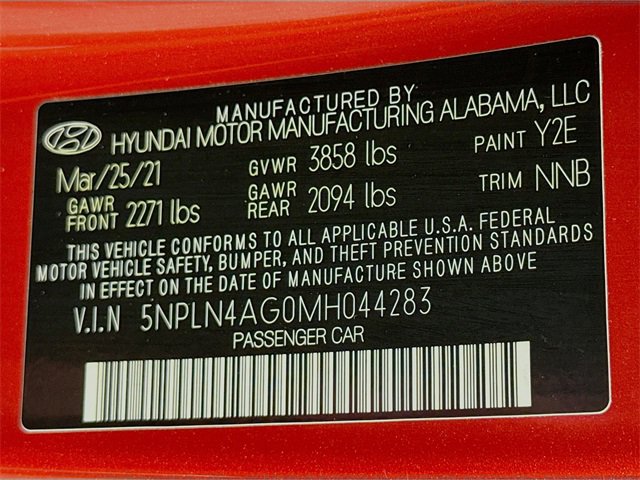 Used 2021 Hyundai Elantra SEL w/ Convenience + Premium Package image 16