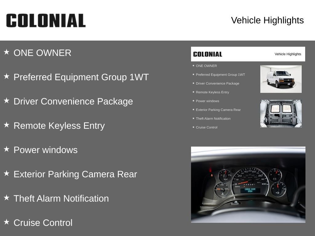 Certified 2022 Chevrolet Express 2500 Extended w/ Driver Convenience Package image 6