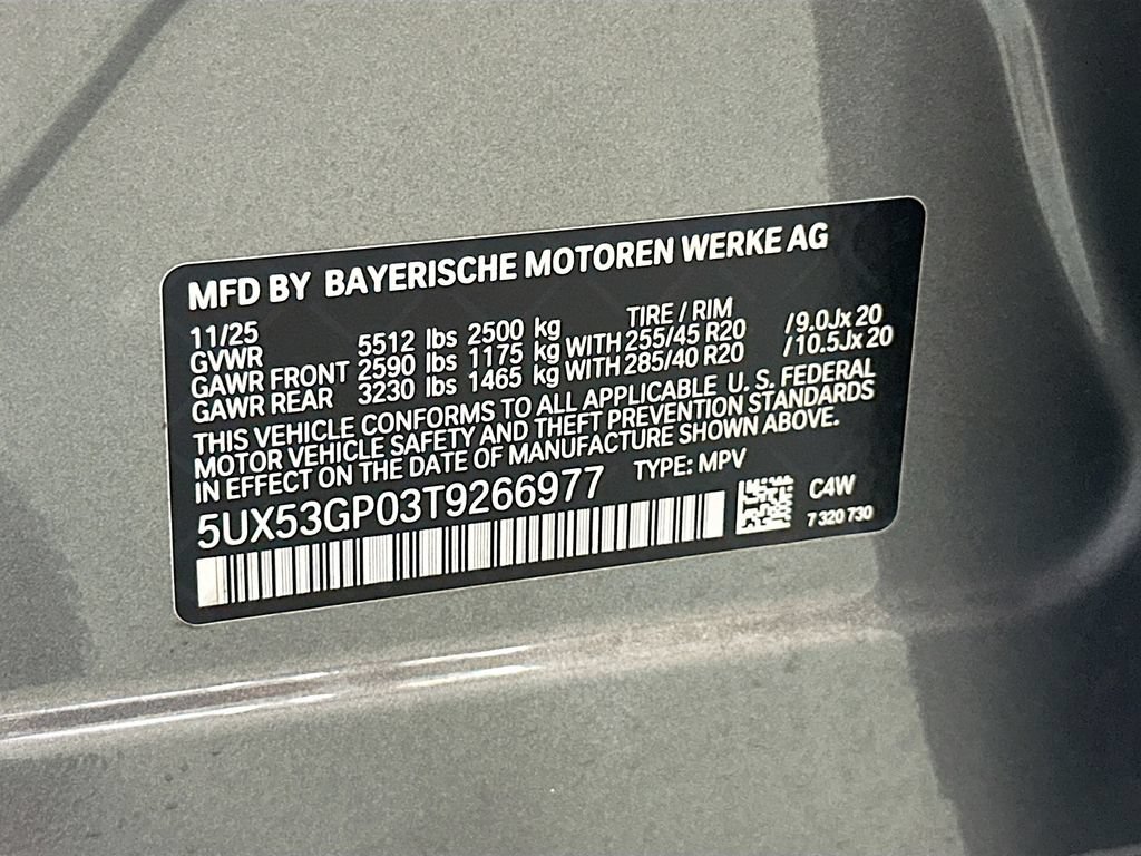 Used 2026 BMW X3 xDrive30i w/ Convenience Package AWD/4WD image 32