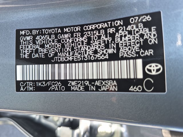 New 2026 Toyota Corolla SE FWD image 18