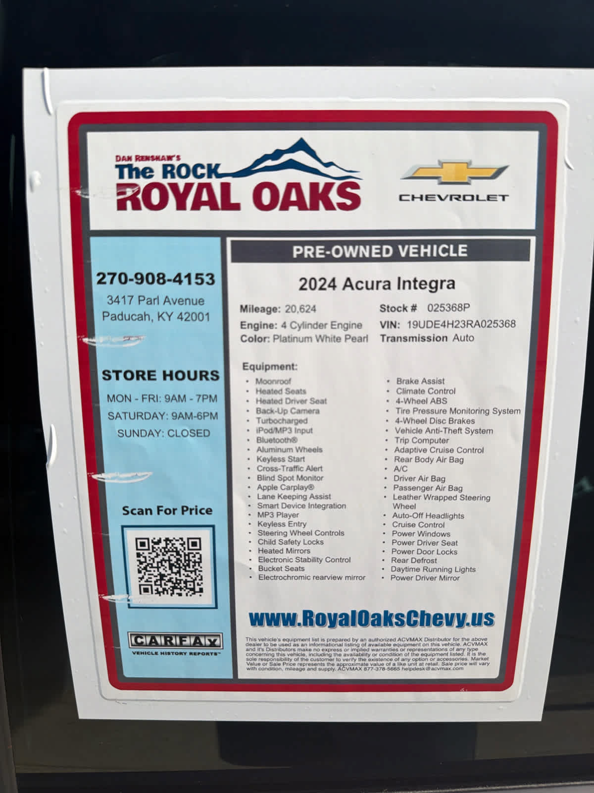 Used 2024 Acura Integra FWD image 30
