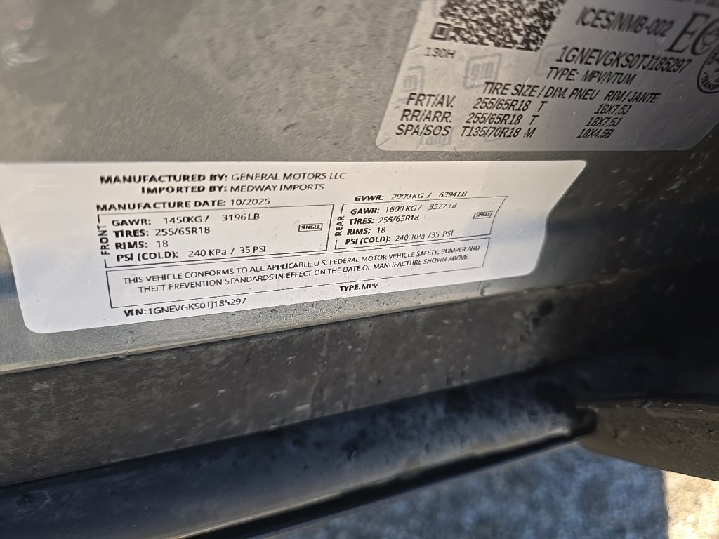 Used 2026 Chevrolet Traverse LT AWD/4WD image 15