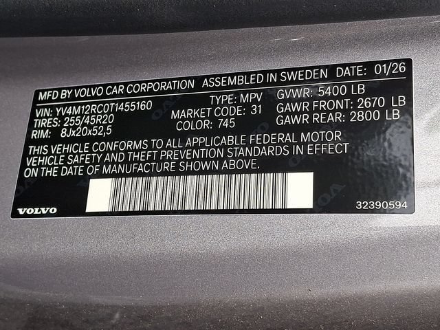New 2026 Volvo XC60 B5 Plus w/ Protection Package Premier AWD/4WD image 8